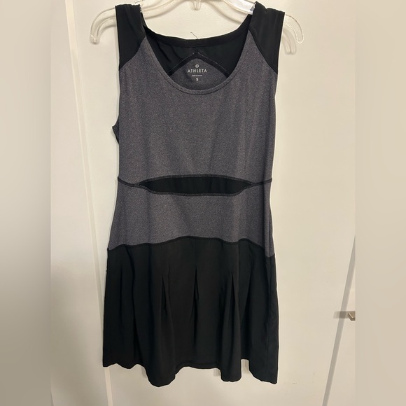 Athleta Dresses & Skirts - Athleta Black and Gray Tennis Dress